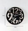 MDF And Acrylic Analog Alpha Wall Clock