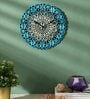 Mdf And Acrylic Analog Mandala Traditional Wall Clock