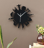 MDF And Acrylic Analog Monuments Wall Clock