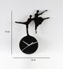 MDF And Acrylic Analog Steps Wall Clock