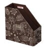 MDF Decorative  Magazine Holder In Brown