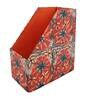 MDF Decorative  Magazine Holder In Orange
