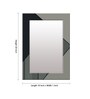 Grey MDF Beautiful Wall Mirror