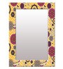 Yellow MDF Wall Mirror