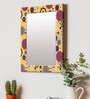Yellow MDF Wall Mirror