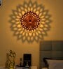 MDF Geometric flower design creative Shadow lamp
