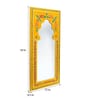 MDF Handpained Rajasthani 12*24 Jharokha Frame in Yellow Color