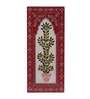 Red Mdf Handpainted Rectangle Decorative  Wall Hanging Frame