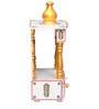 Brown MDF & Wood Wall Mounted Mandir Without Door