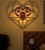 MDF Heart Design Creative Shadow lamp