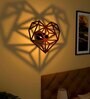 MDF Heart Design Creative Shadow lamp