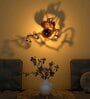 Wooden Novelty Wall Light (Brown)