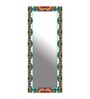 MDF Mandala Rangoli Pattern 5 Ft Floor Mirror