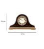 Mantel Brown Wooden Table Clock