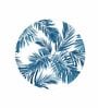 Monstera (14x14) White & Blue MDF (Set of 6) Placemat