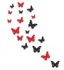 Mdf Multicolour Butterflies Wall Decals