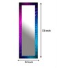 MDF Multicolour Optical Illusion 6Ft Floor Mirror