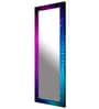 MDF Multicolour Optical Illusion 6Ft Floor Mirror