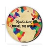 MDF Read A Book Travel The World Fridge Magnet
