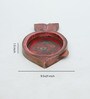 MDF Red Serving Tray Hand-Painted For Kitchen/Table & Home
