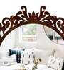 MDF Round Shape Wall Mirror