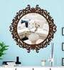 MDF Round Shape Wall Mirror