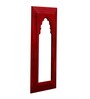Mdf Wall Hanging Carving Frame in Red