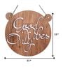 MDF Wall Hanging In Brown