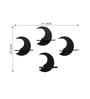 MDF Wood (Set of 4) Floating Wall Shelf