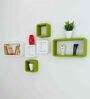 MDF Wood Wall Shelf in Multicolour