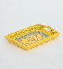 MDF Yellow Serving Tray Set-Hand-Painted For Kitchen/Table & Home (Set Of 3 Trays)