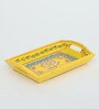 MDF Yellow Serving Tray Set-Hand-Painted For Kitchen/Table & Home (Set Of 3 Trays)