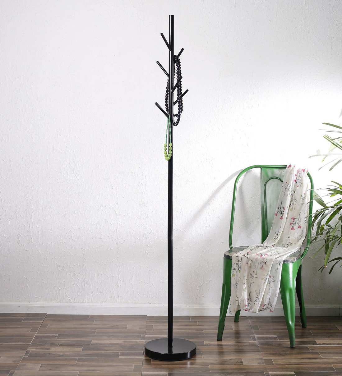 Buy Steel Coat Stand In Black By Meded Online Coat Stands Coat