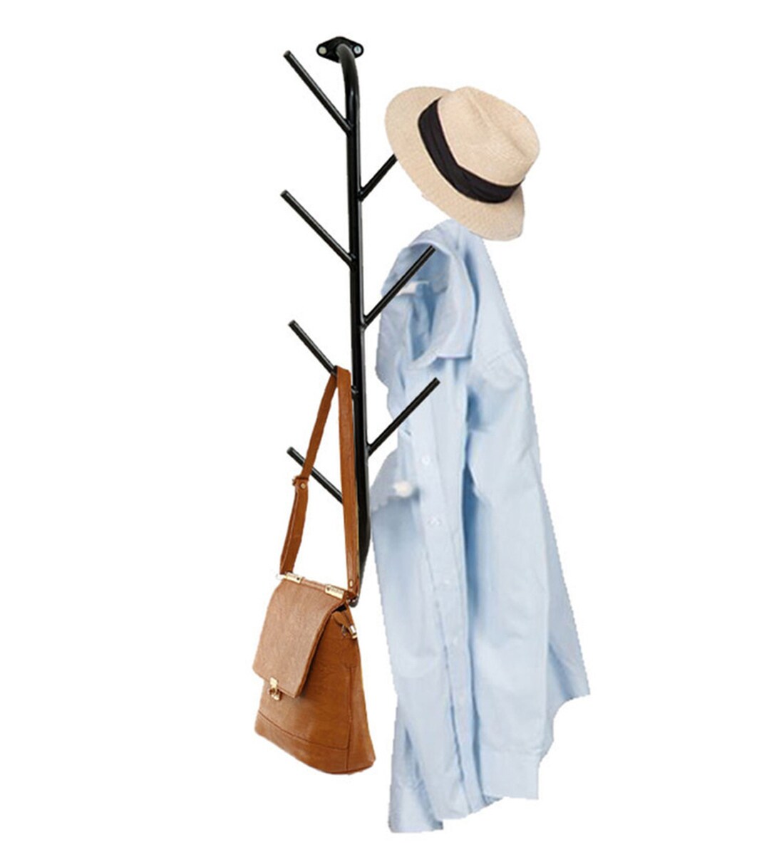 Buy Steel Coat Stand In Black By Meded Online Coat Stands Coat