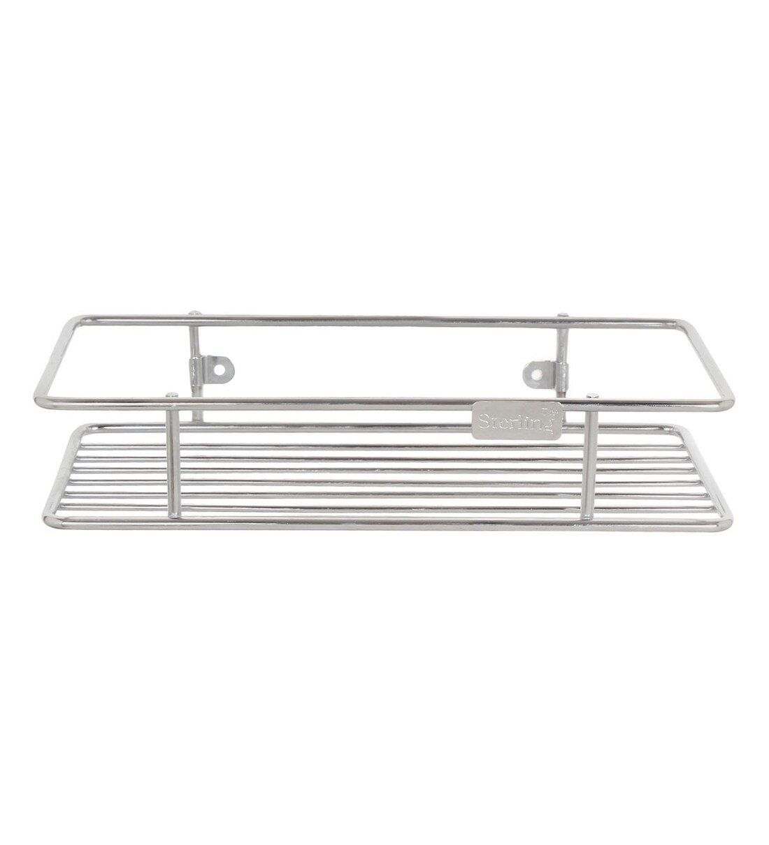 Buy Stainless Steel Bathroom Shelf In Silver (L 10.3, W 5, H 2