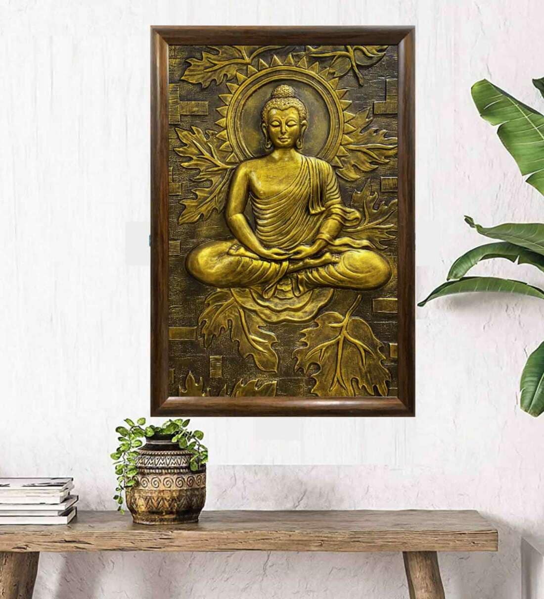 Buy Meditating Buddha Relief Wall Mural In Golden By Artociti Online   Meditating Buddha Relief Wall Mural In Golden By Artociti Meditating Buddha Relief Wall Mural In Gol Sem7qj 