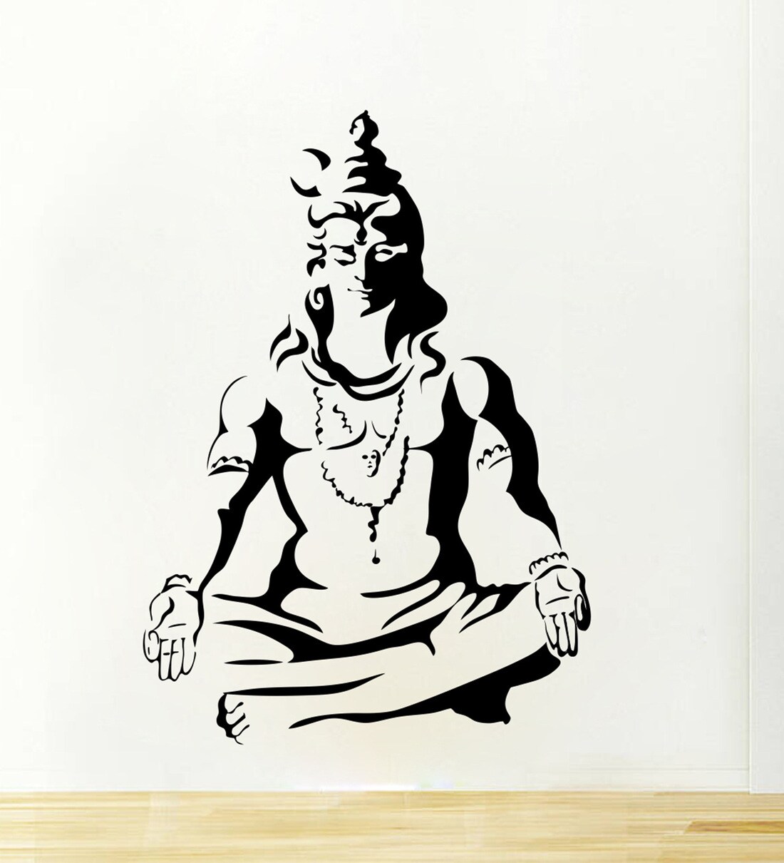 Buy Meditating Lord Shiva Wall Sticker & Decal by StickerYard Online