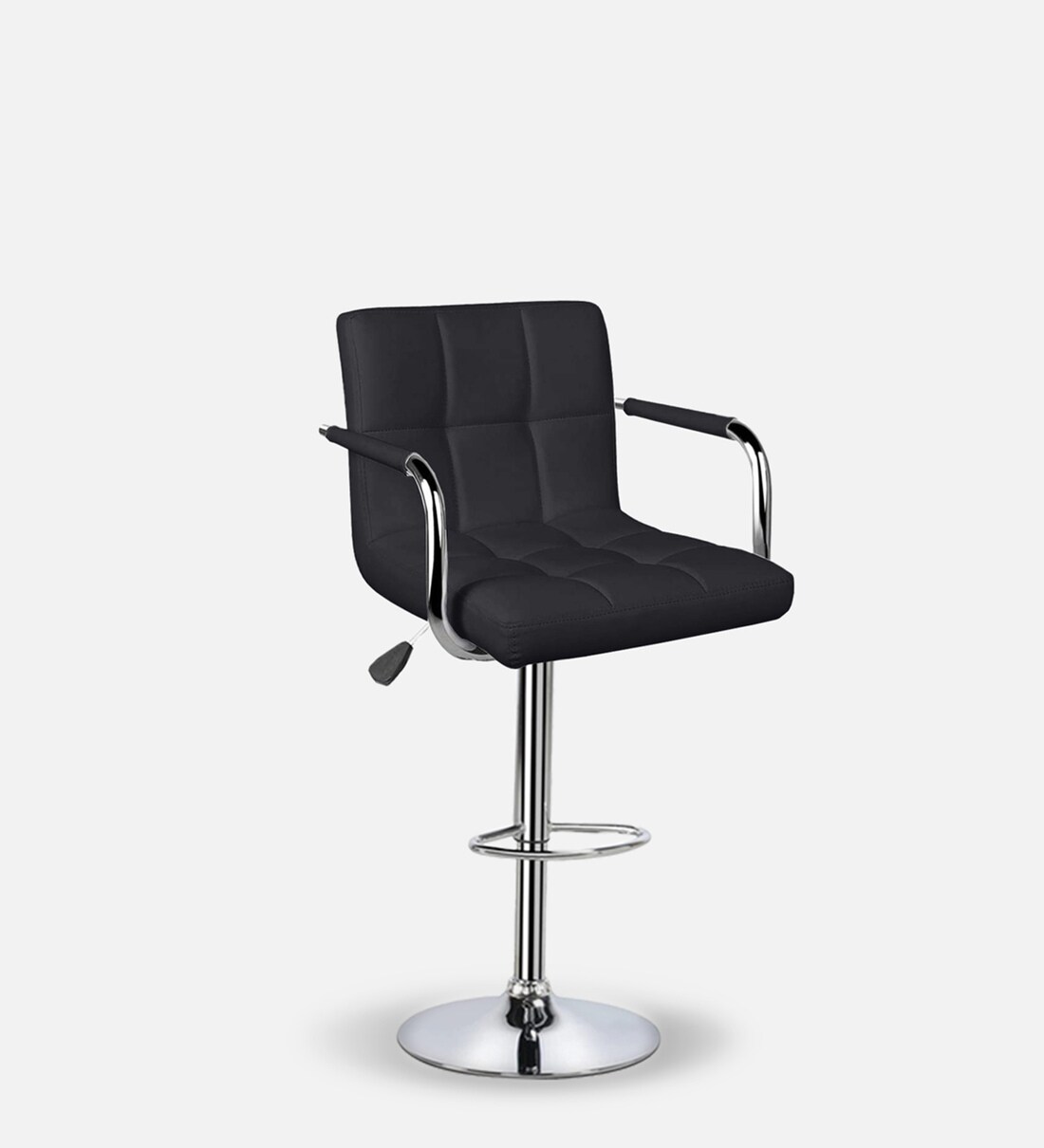 Buy Melbourne Full Back Bar Stool In Black Colour By Redefine Online