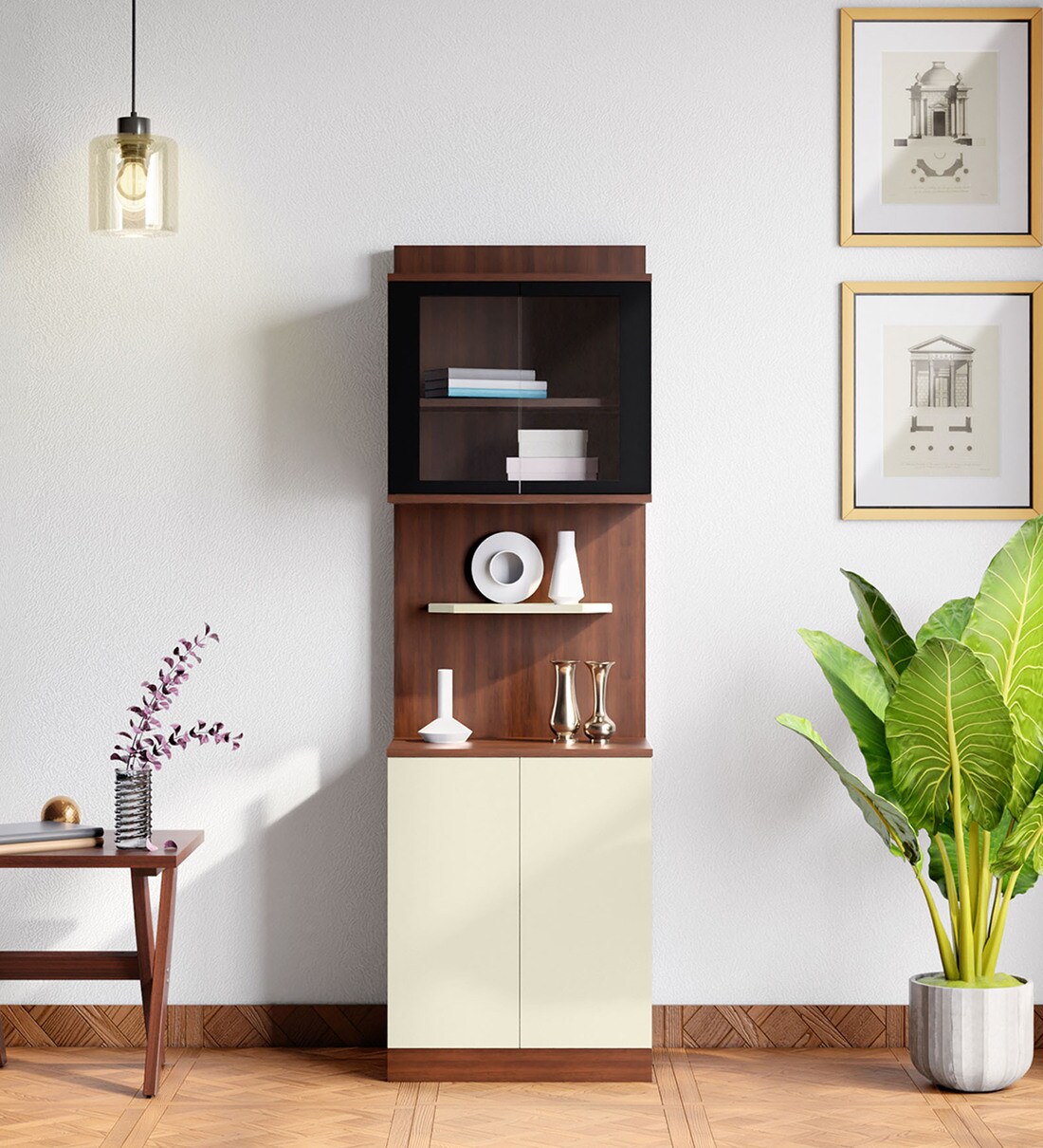 Buy Meraki Book Shelf in Brown Finish at 17 OFF by Godrej Interio