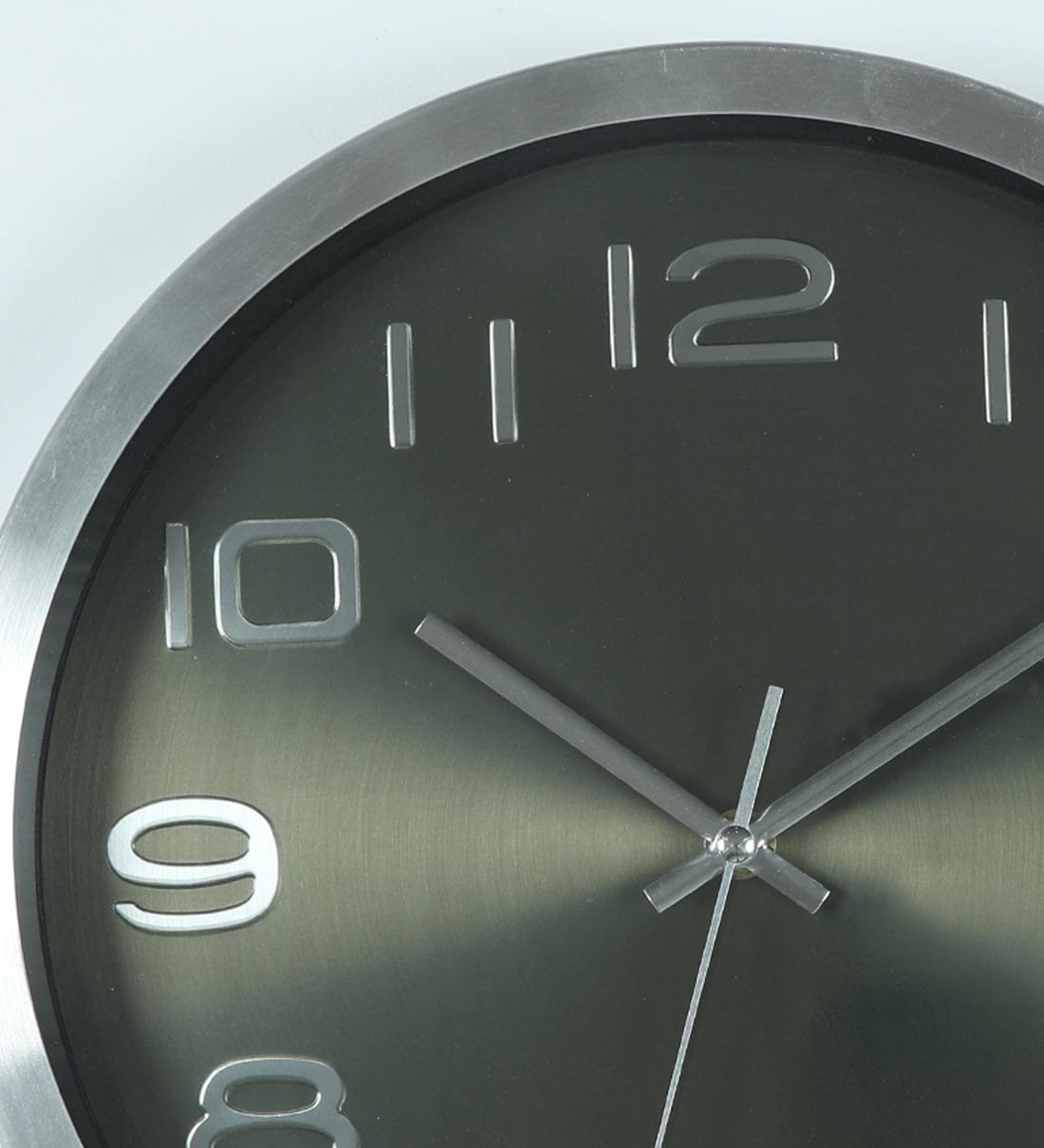 Buy Metal Analog Wall Clock In Green By am2pm Online Modern Wall