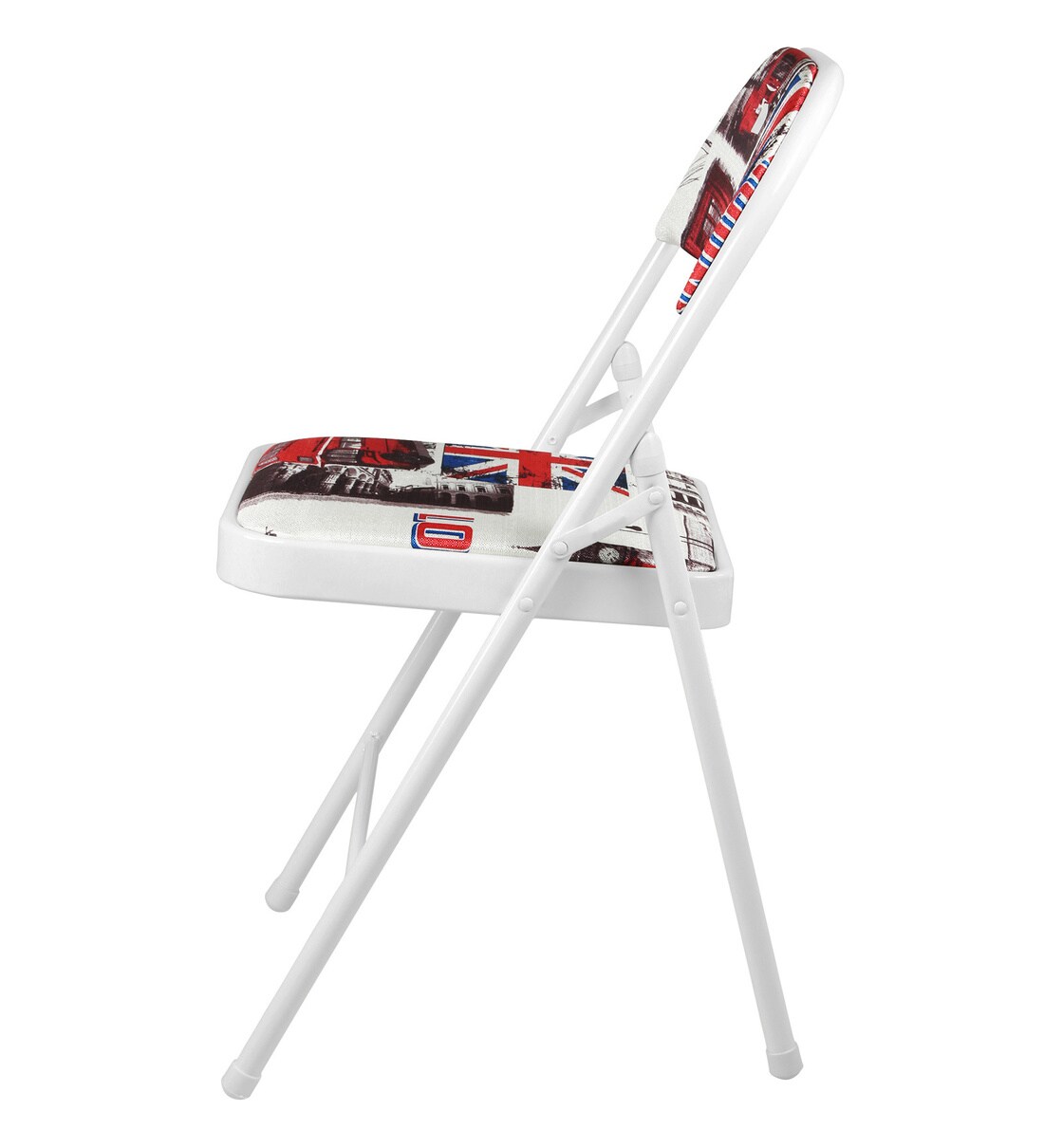 Buy Folding Metal Chair in Red colour at 40% OFF by Story@Home