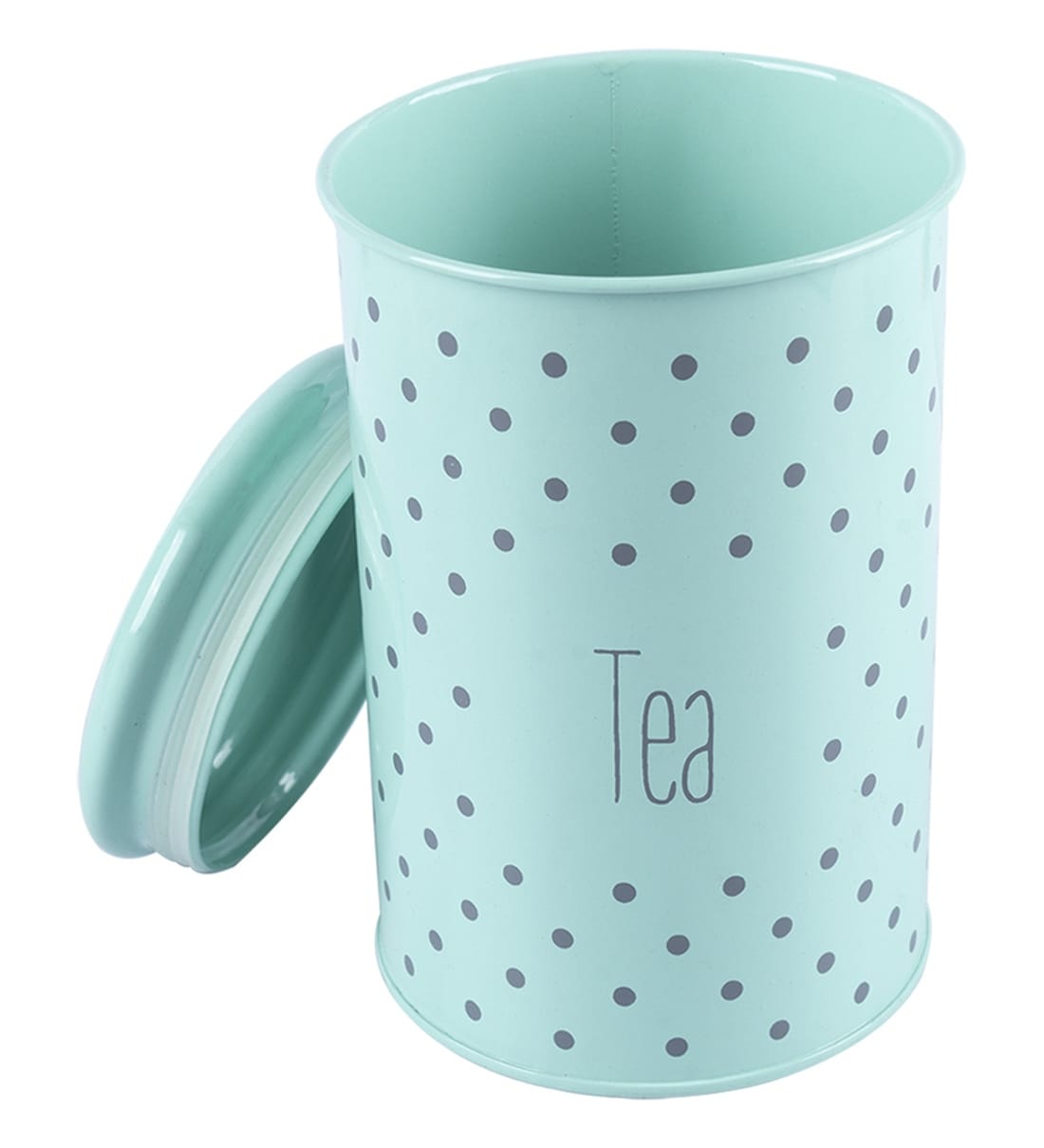 Buy Metal Green Tea Jar With Lid 900Ml By Market 99 Online Jars and