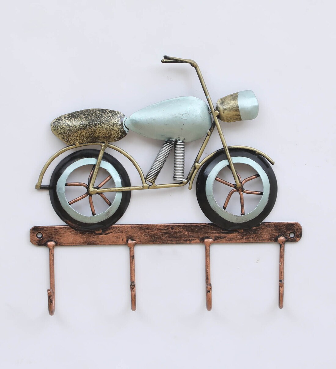 Buy Metal Multicolour Bike Keyholder By Padmavati Art Creations Online