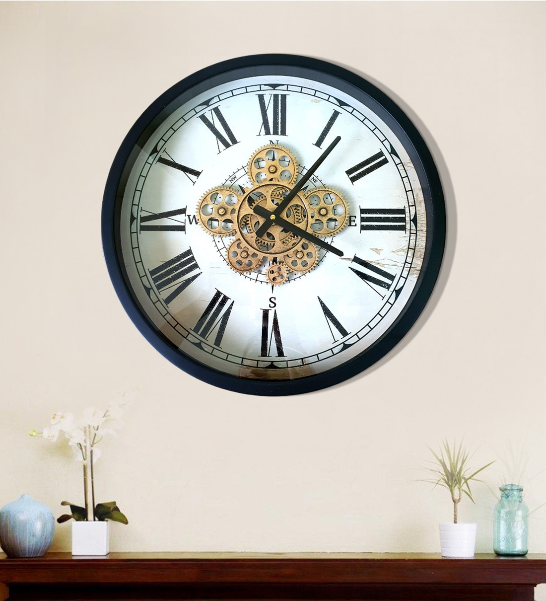 Buy Metal Royal Retro Style Chronograph Wall Clock By FunkyDecors ...