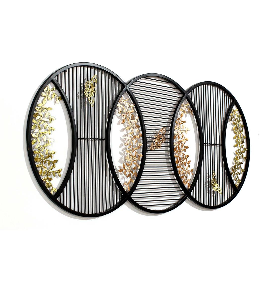 Buy Iron Wall Art In Black By Craftter Online Abstract Metal Art