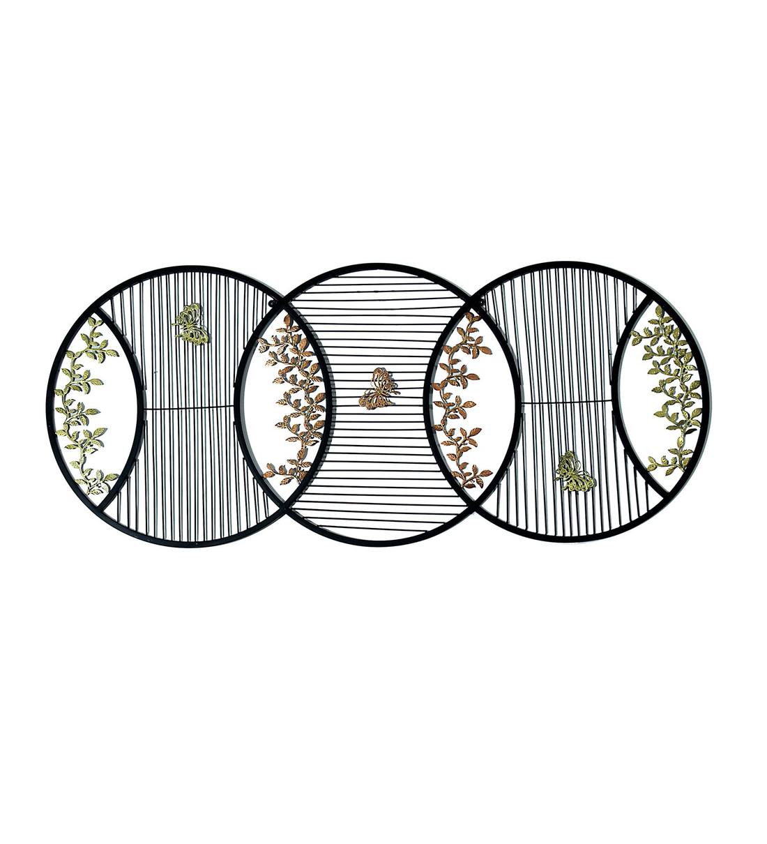 Buy Iron Wall Art In Black By Craftter Online Abstract Metal Art