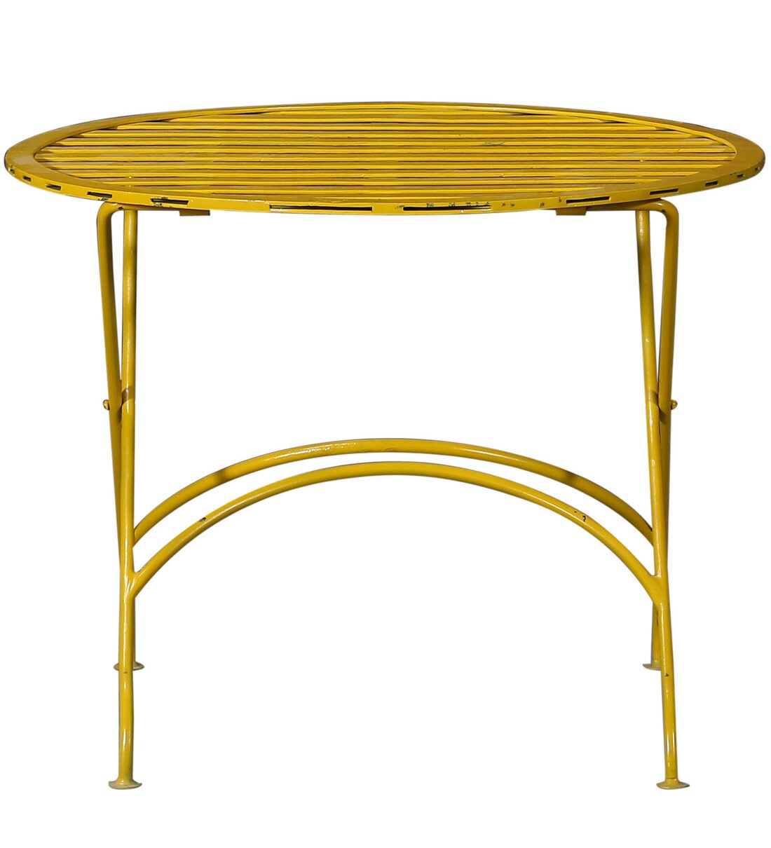 Buy Lisheen Outdoor Table in Yellow Colour By Bohemiana Online Patio Tables Patio Tables