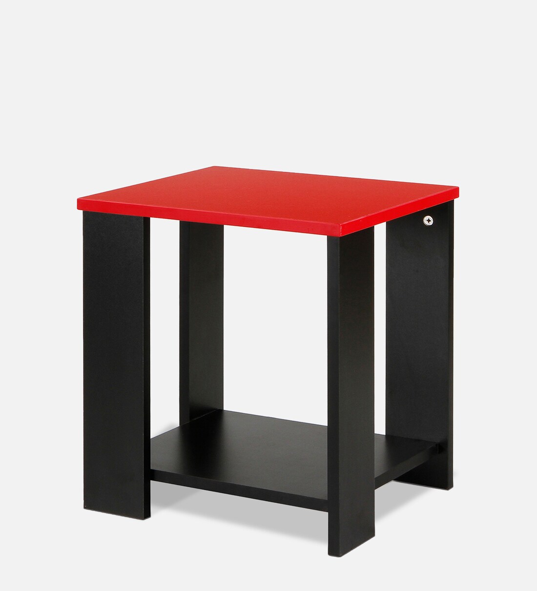 black and red end tables