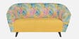 Meadow Fabric 3 seater Sofa In Floral Yellow  Colour