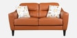 Meda 2 Seater Sofa In Tan Brown Colour Meda 2 Seater Sofa In Tan Brown Colour